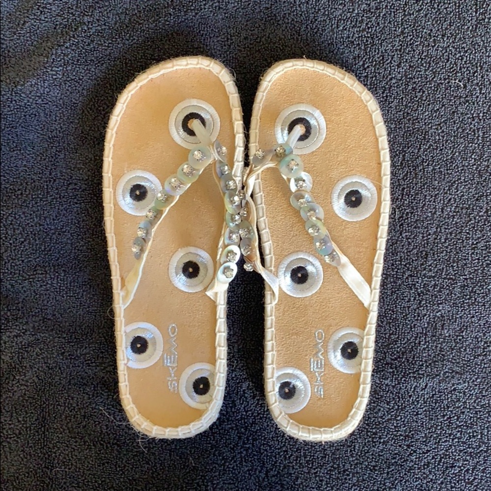 SKEMO espadrille flip flops